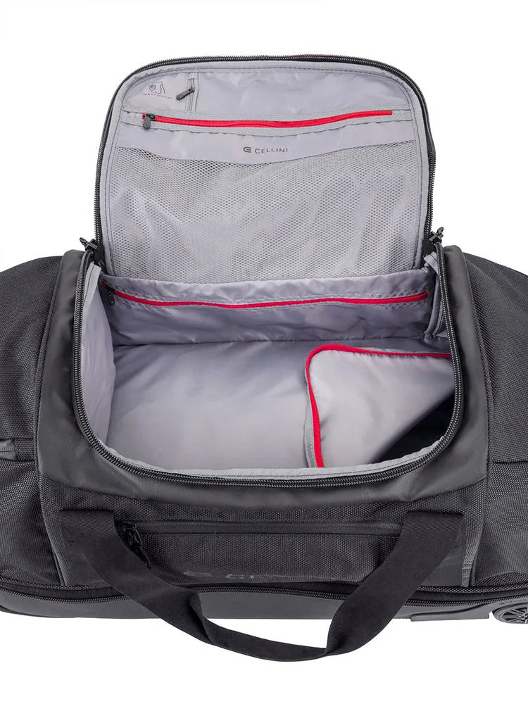 Cellini Xplorer Medium Double Decker Trolley Duffel | Black