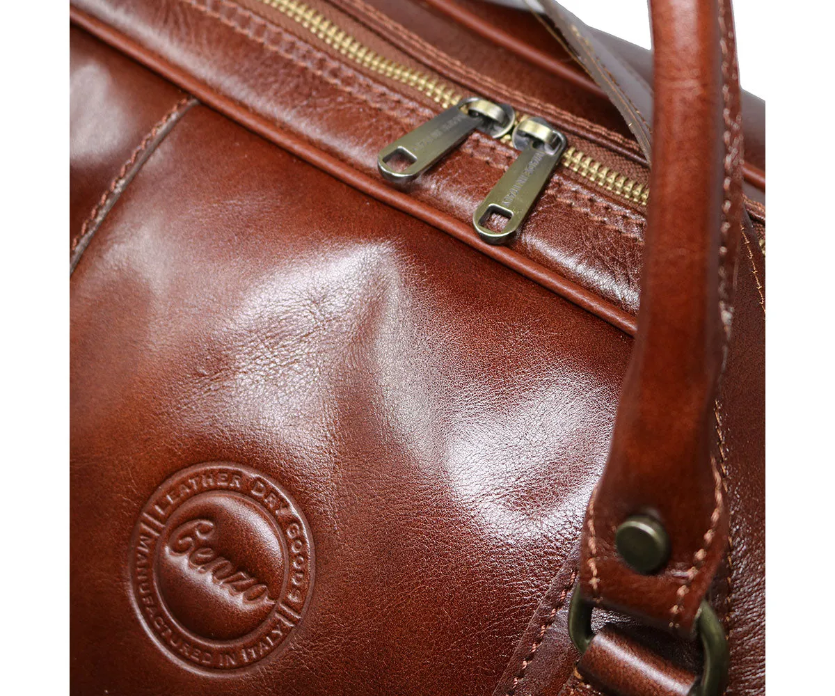Cenzo Leather Duffle Bag