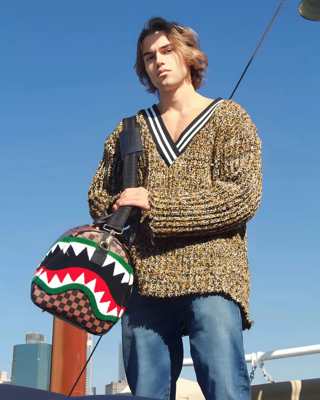 Chenille Sip Duffle