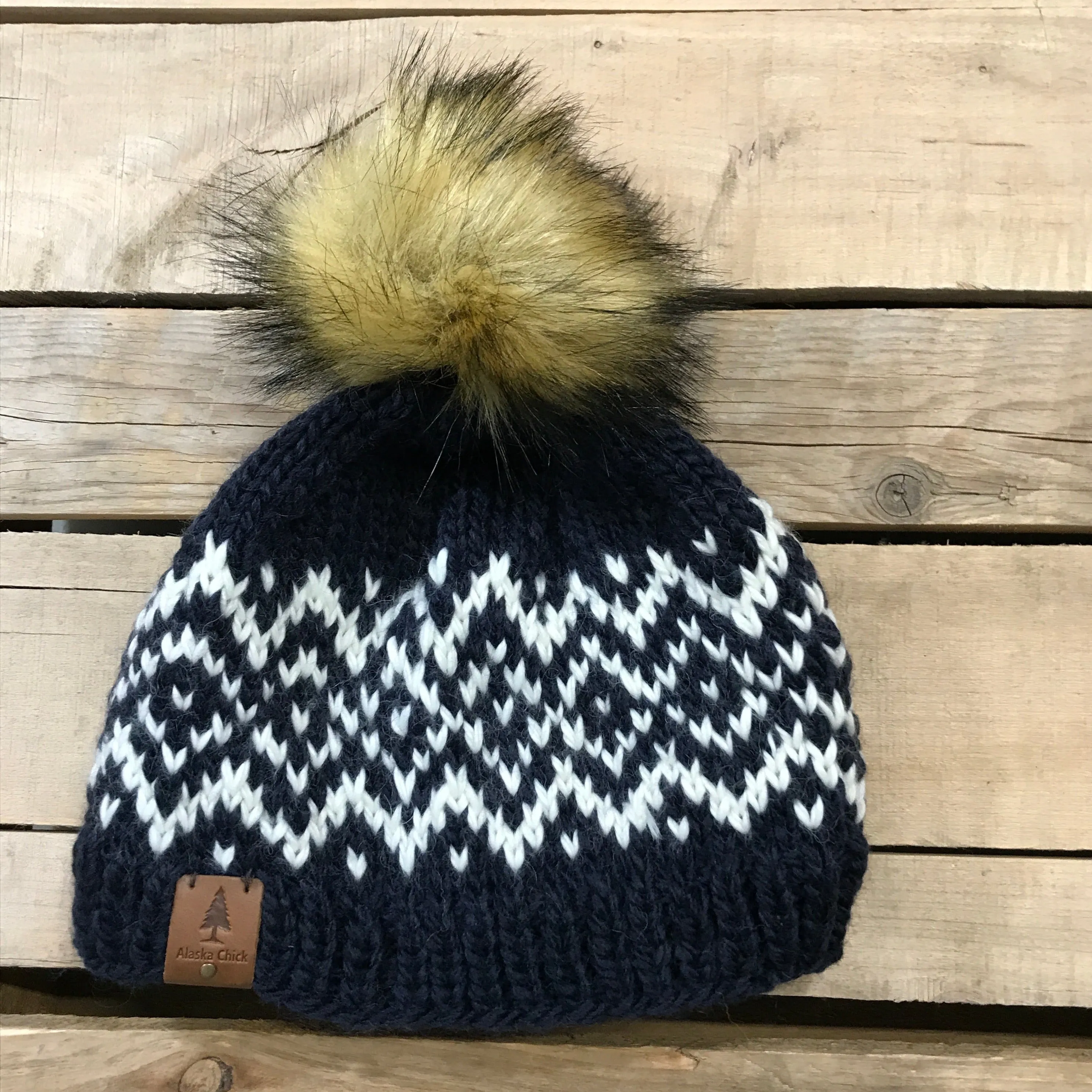 Chevron Knit Hat