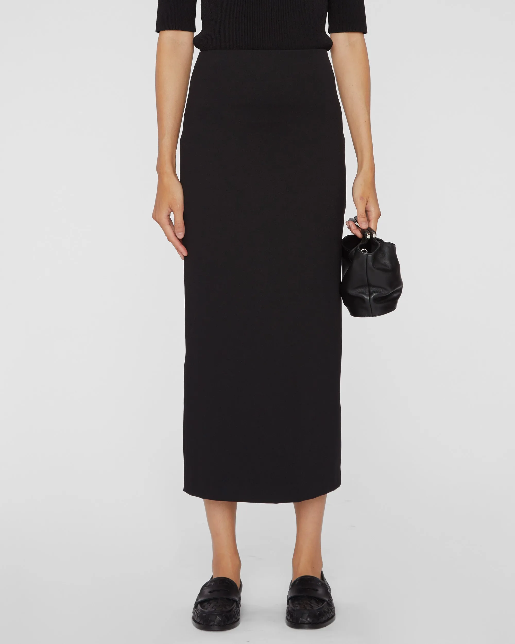 Compact Ultra Stretch Knit Pencil Skirt