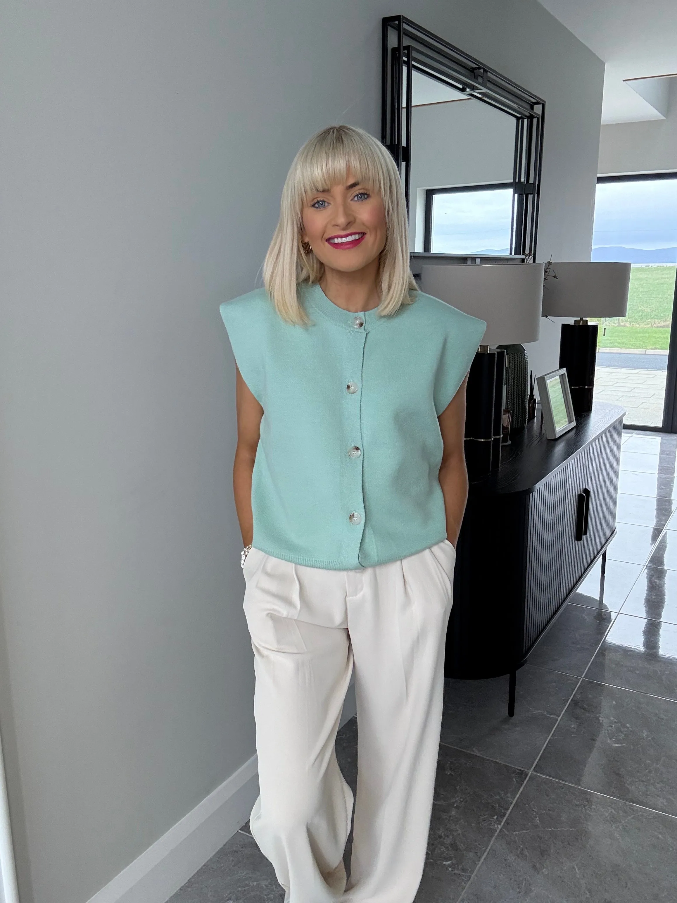 Cora Waistcoat Mint