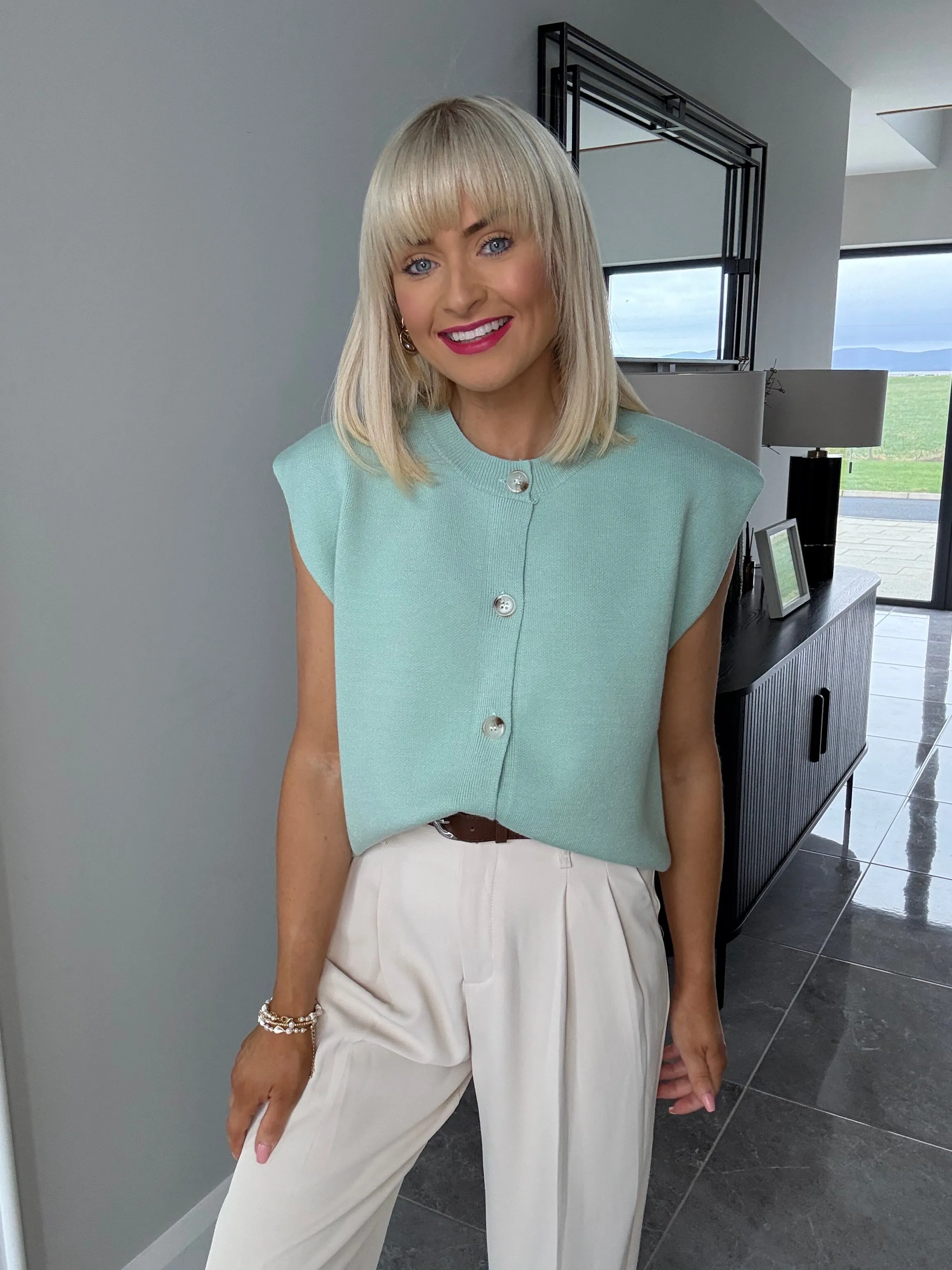 Cora Waistcoat Mint