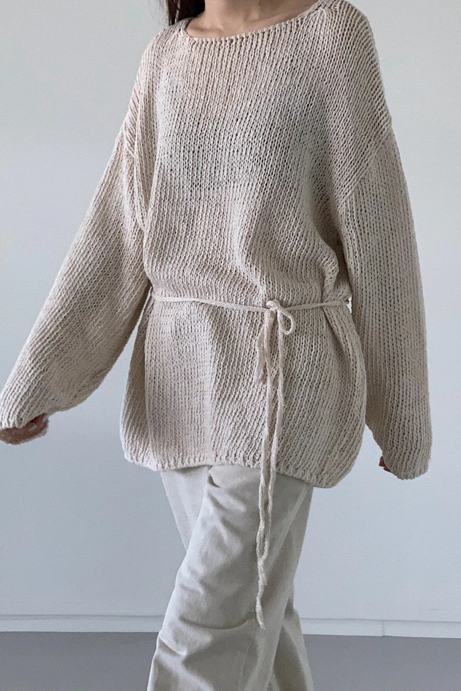 Cozy Tie-Waist Knit