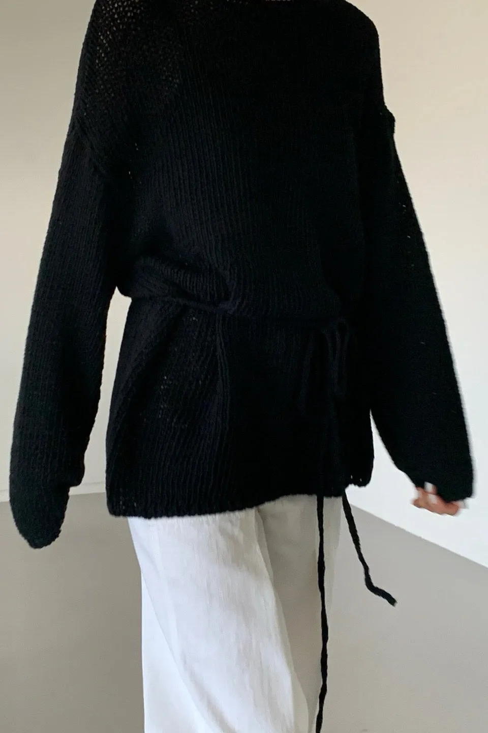 Cozy Tie-Waist Knit