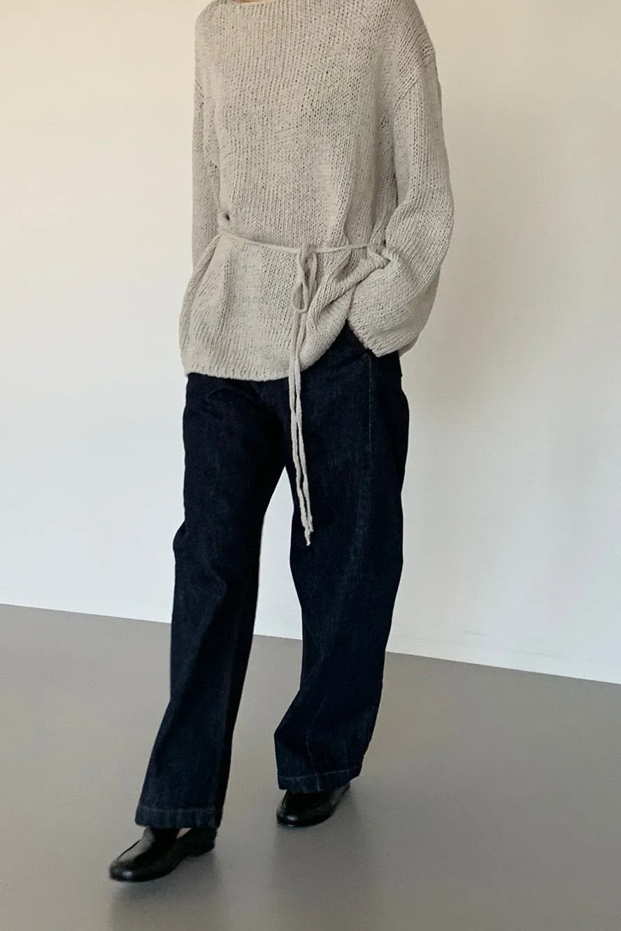Cozy Tie-Waist Knit