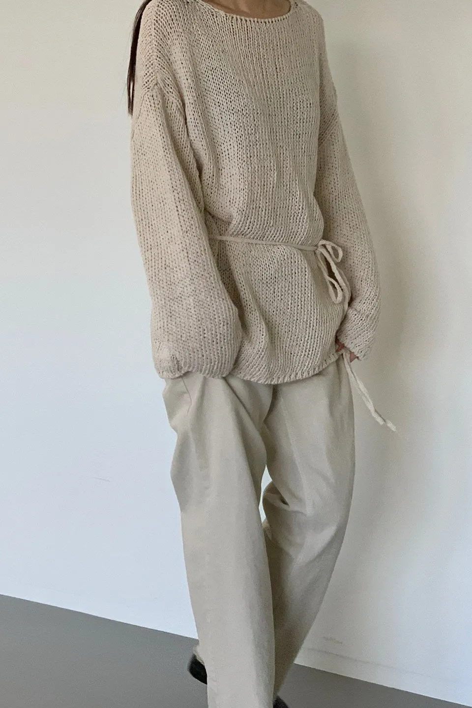 Cozy Tie-Waist Knit
