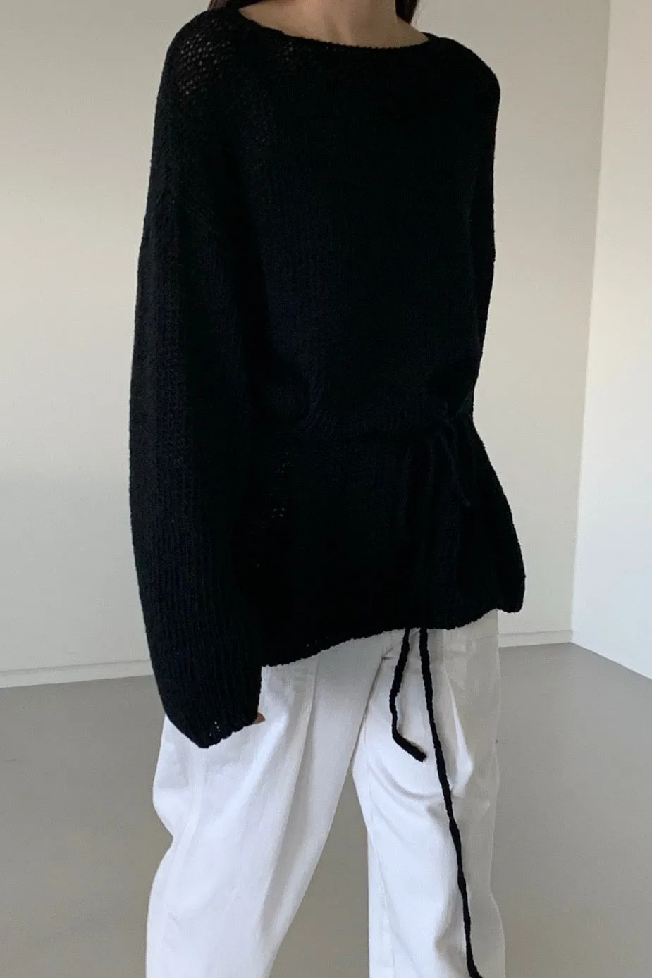 Cozy Tie-Waist Knit