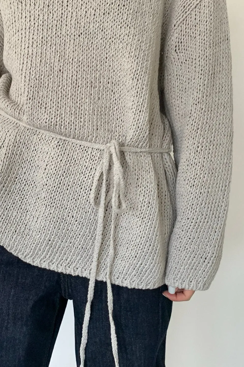 Cozy Tie-Waist Knit