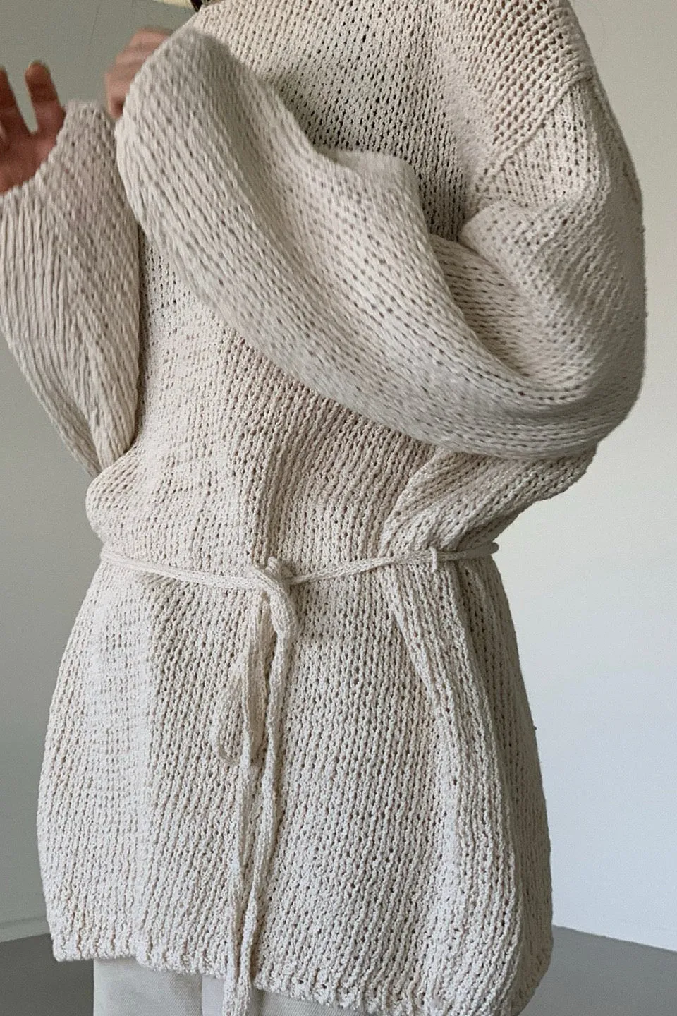Cozy Tie-Waist Knit
