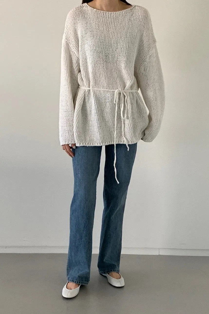 Cozy Tie-Waist Knit