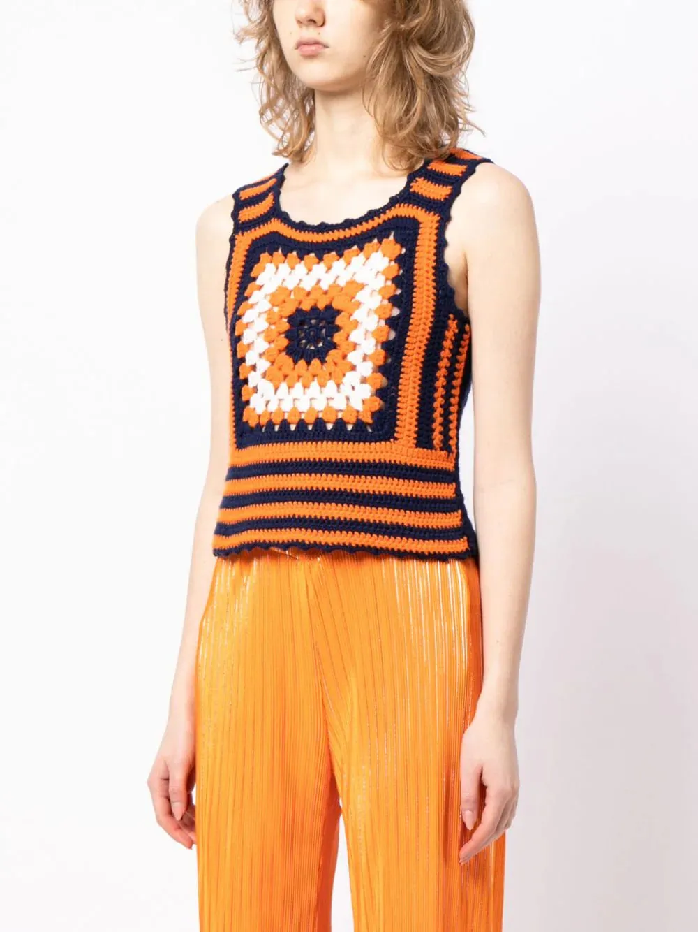 Crochet Knit Top