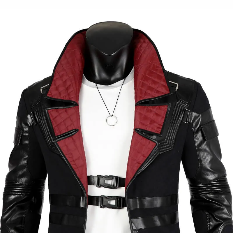 Cyberpunk 2077 Phantom Liberty Costume Solomon Reed Coat Halloween Cosplay Suit