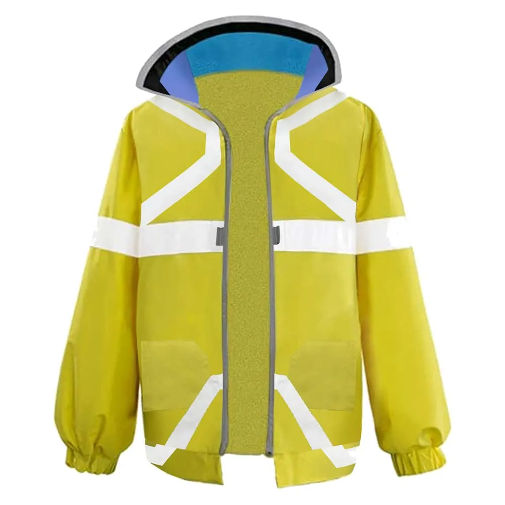 Cyberpunk: Edgerunners David Martinez Yellow Coat Party Carnival Halloween Cosplay Costume