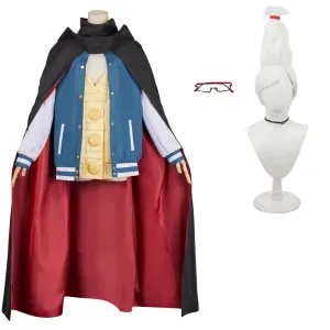Dandadan Seiko Ayase Women Yellow Blue Outfit Carnival Halloween Cosplay Costume