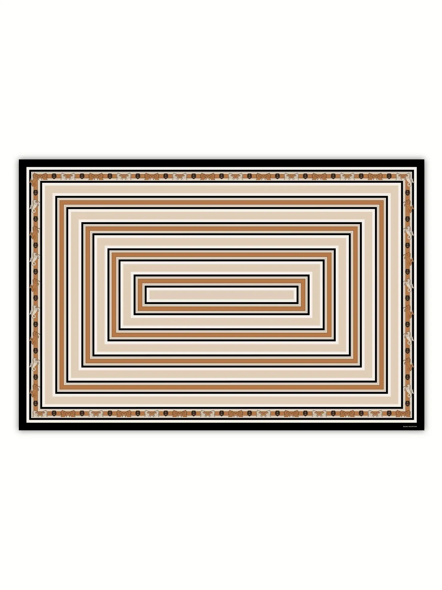Dark Hampton The Brown Versatile Scarf
