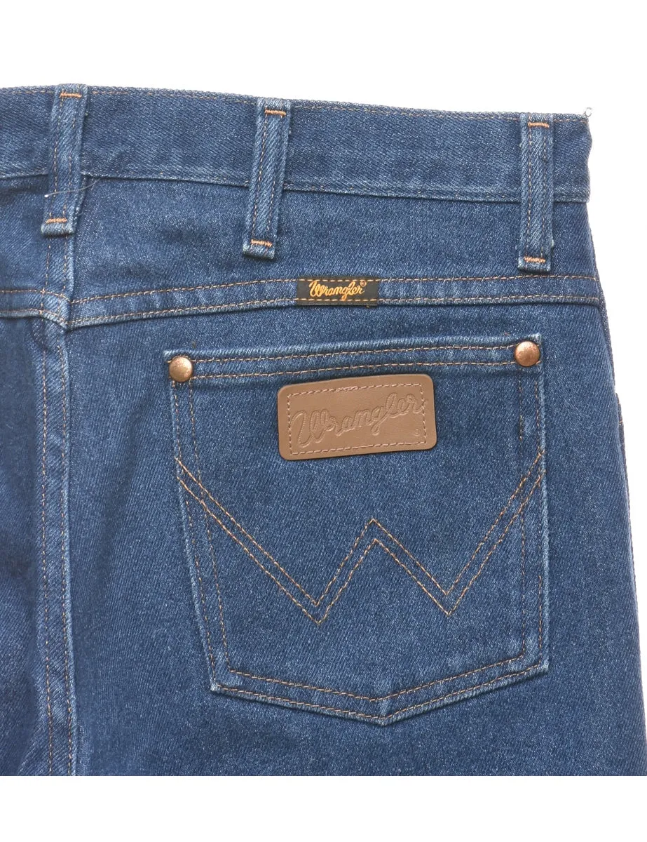 Dark Wash Straight-Fit Wrangler Jeans - W32 L34