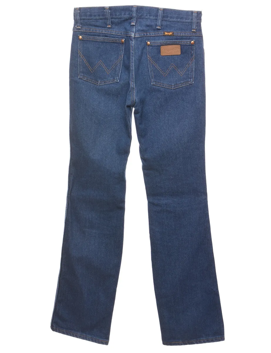 Dark Wash Straight-Fit Wrangler Jeans - W32 L34
