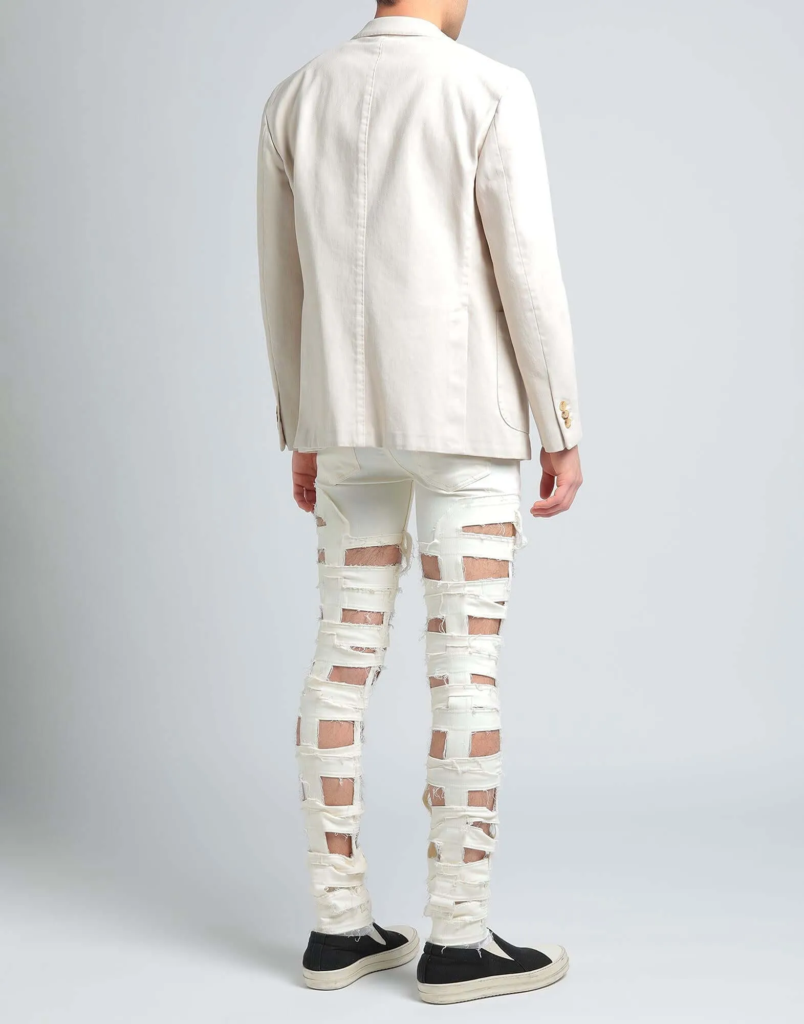 DRKSHDW by Rick Owens jeans, ivory