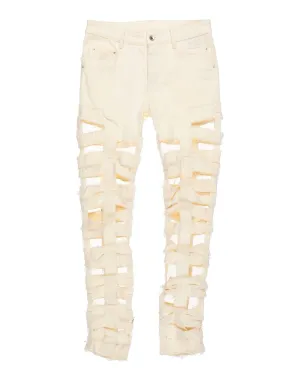 DRKSHDW by Rick Owens jeans, ivory