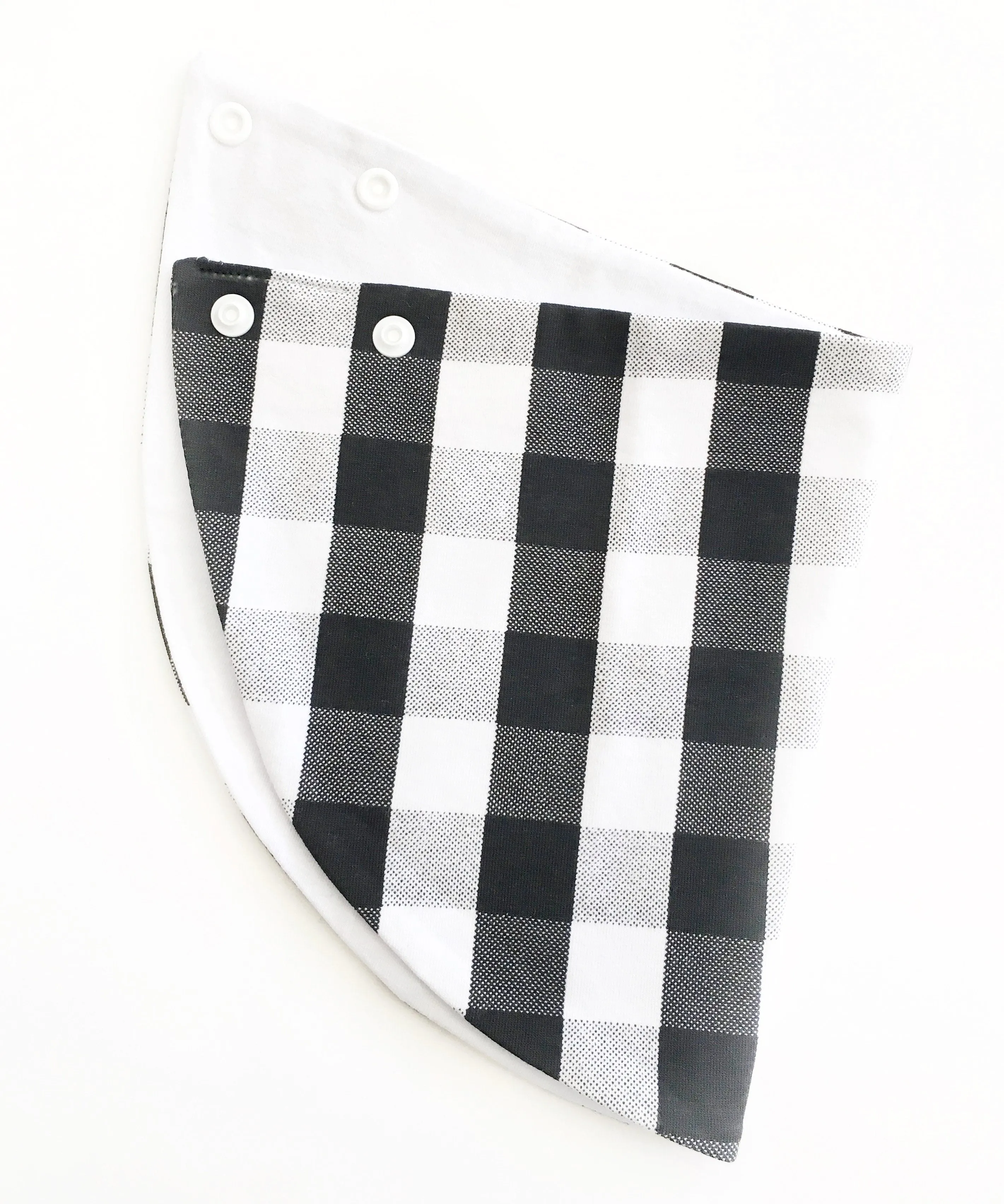 Drool Scarf - Black Buffalo Plaid