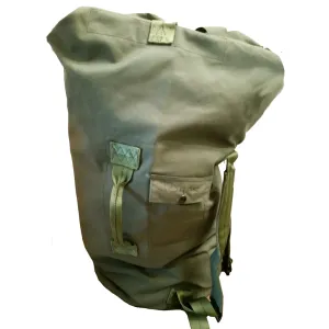 Duffel - USED US Military Bag Top Loading - OD (HWS-7992)