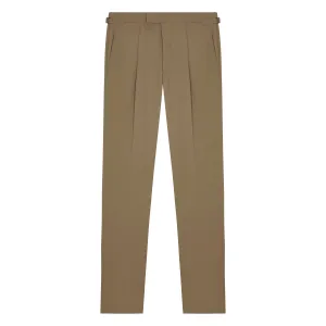 Duke Beige Cotton Twill Trousers