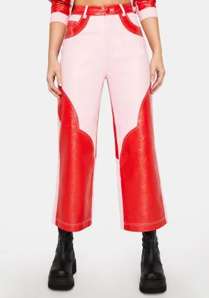 Duo Love Vegan Leather Trousers