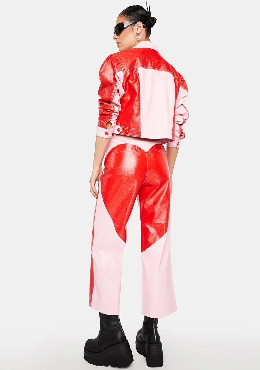Duo Love Vegan Leather Trousers