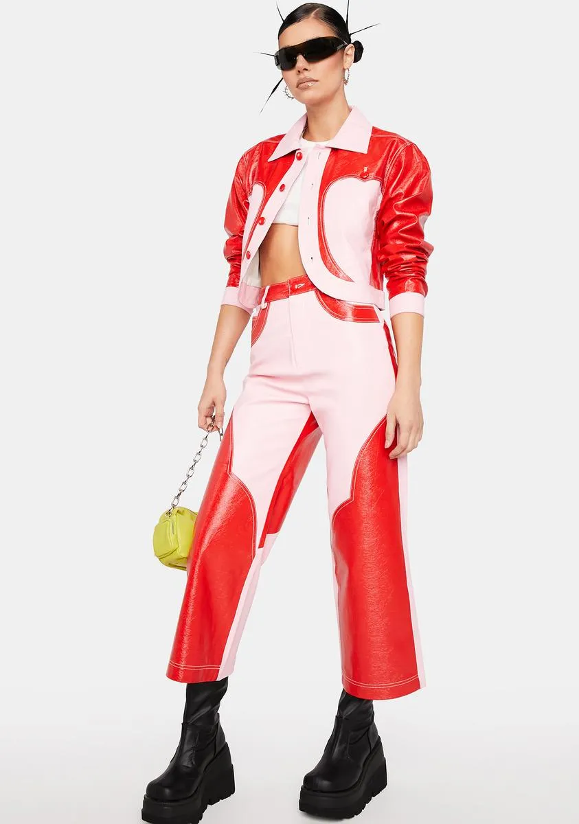 Duo Love Vegan Leather Trousers