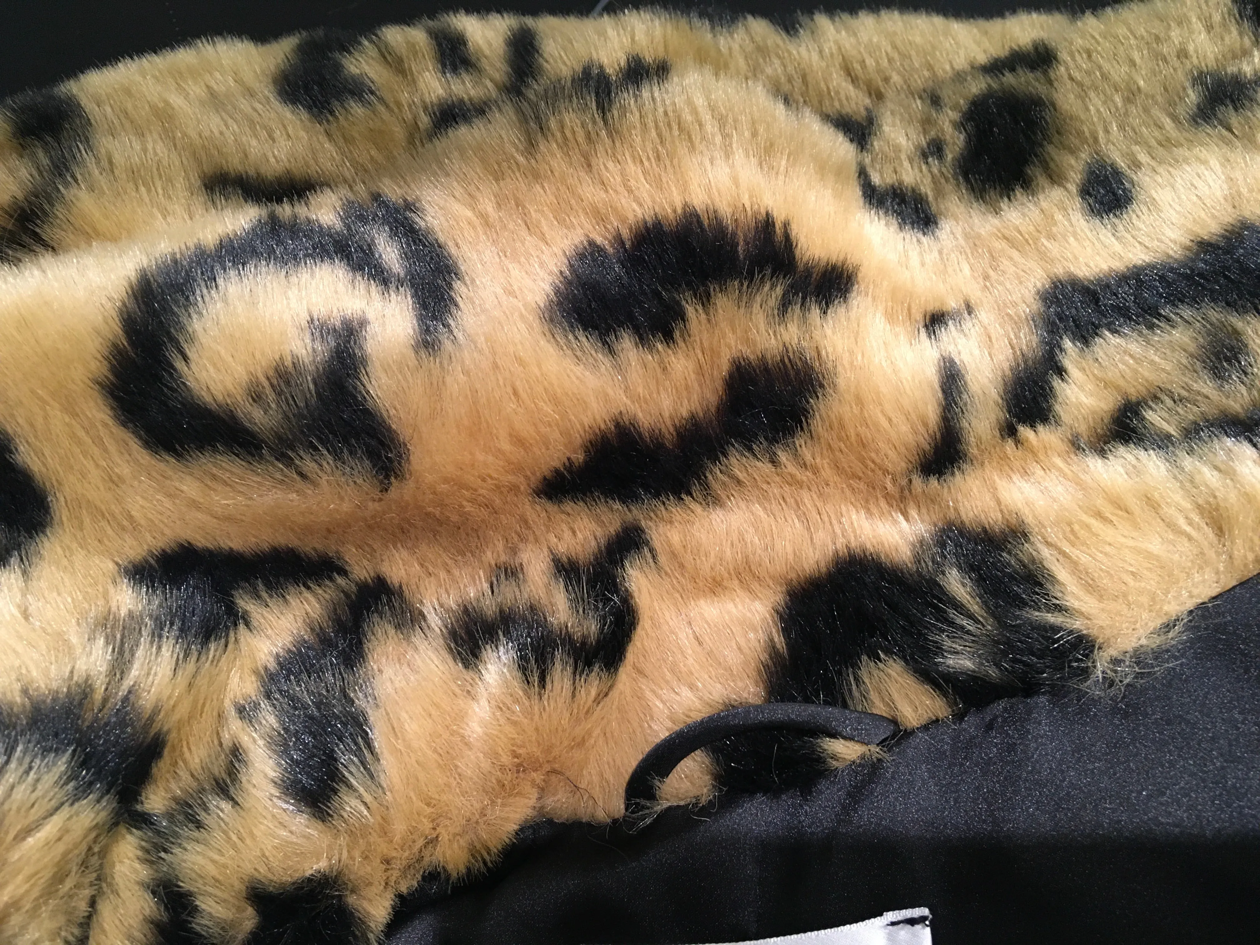 Essentiel Antwerp Leopard Print Faux Fur Coat 38 US 6 UK 10 ladies