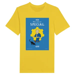 Fallout T-shirt - What Makes You S.P.E.C.I.A.L. Luck Artwork - Premium Unisex T-shirt