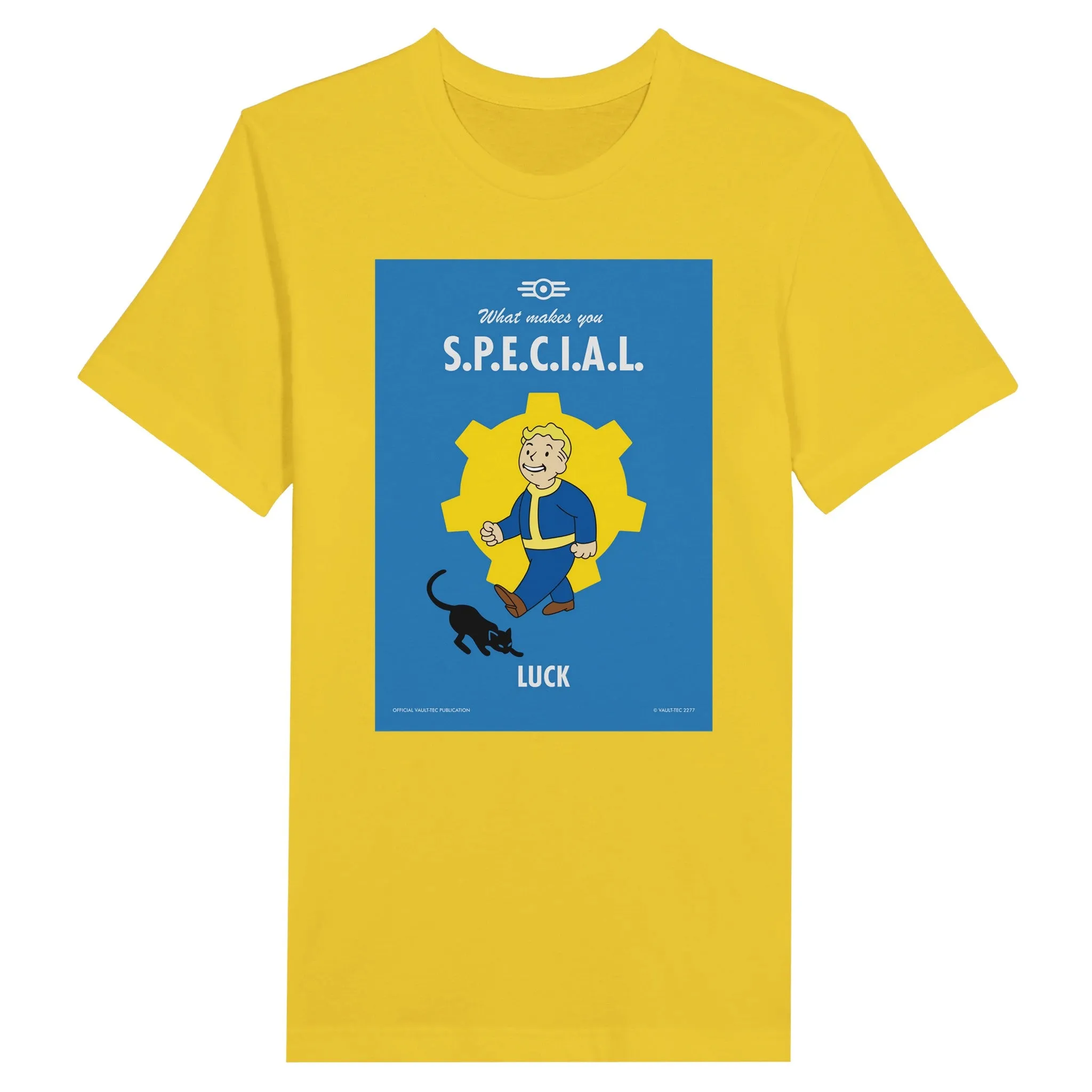 Fallout T-shirt - What Makes You S.P.E.C.I.A.L. Luck Artwork - Premium Unisex T-shirt