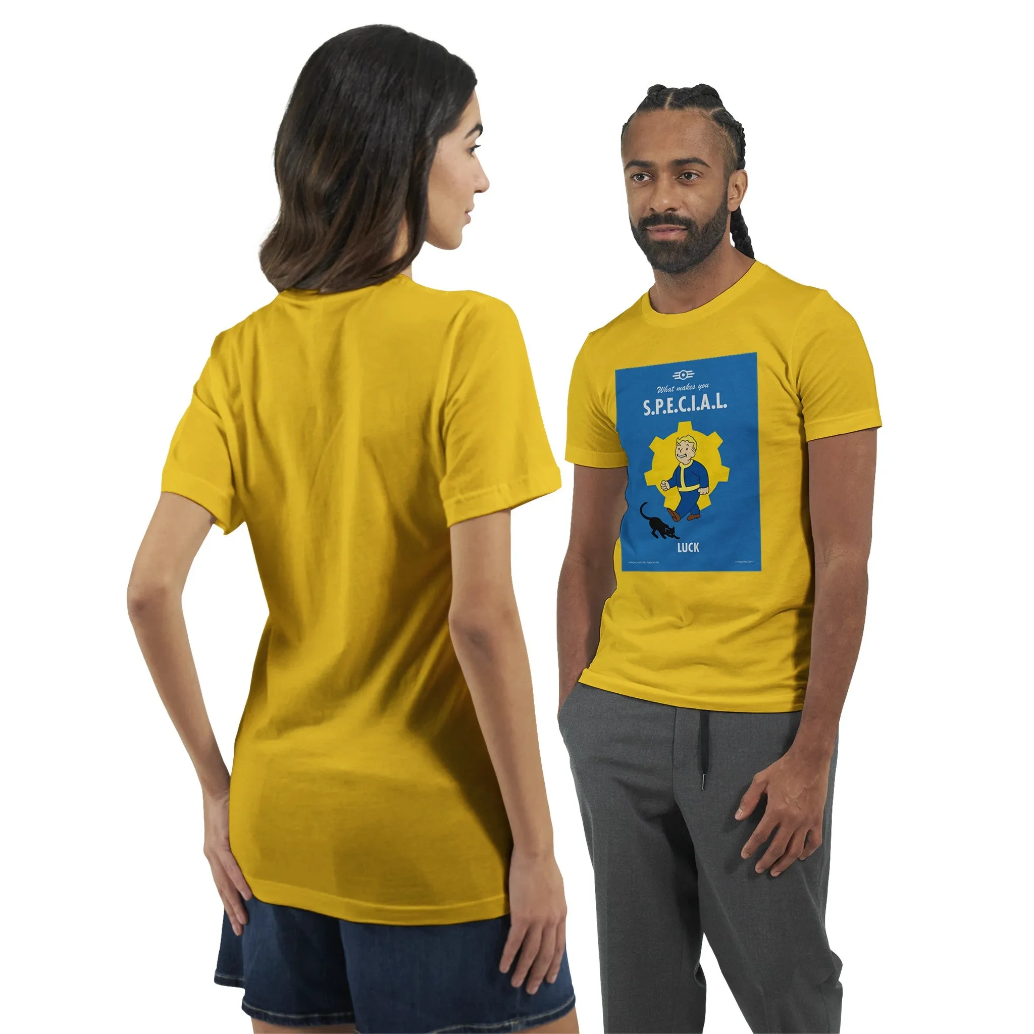Fallout T-shirt - What Makes You S.P.E.C.I.A.L. Luck Artwork - Premium Unisex T-shirt