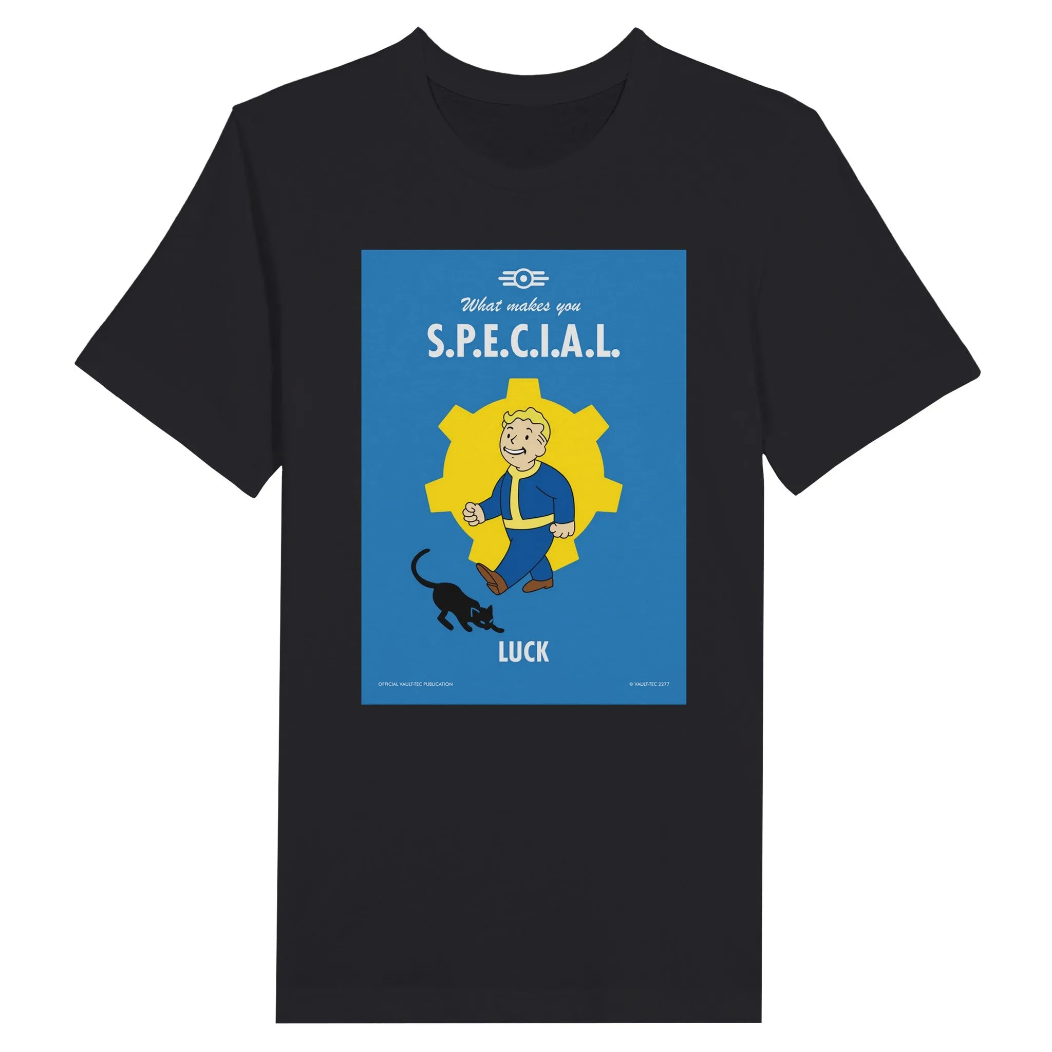 Fallout T-shirt - What Makes You S.P.E.C.I.A.L. Luck Artwork - Premium Unisex T-shirt