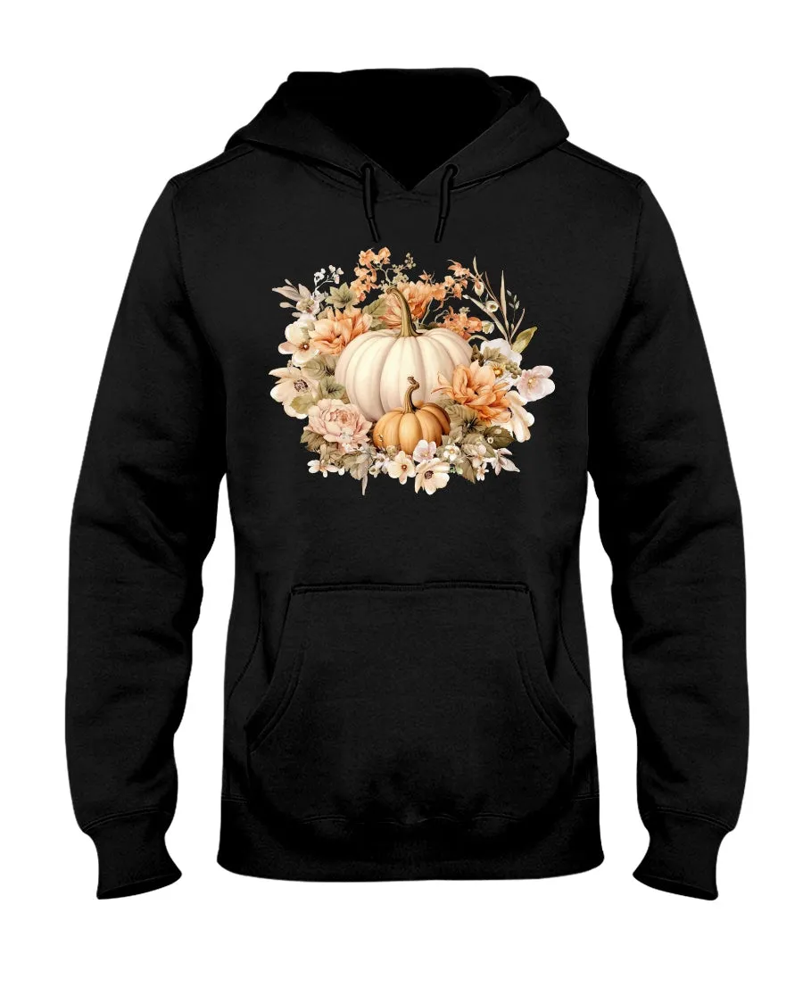 Floral pumpkin Hoodie
