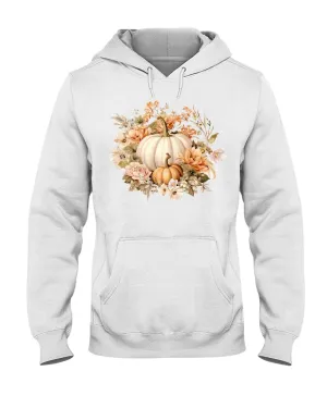 Floral pumpkin Hoodie