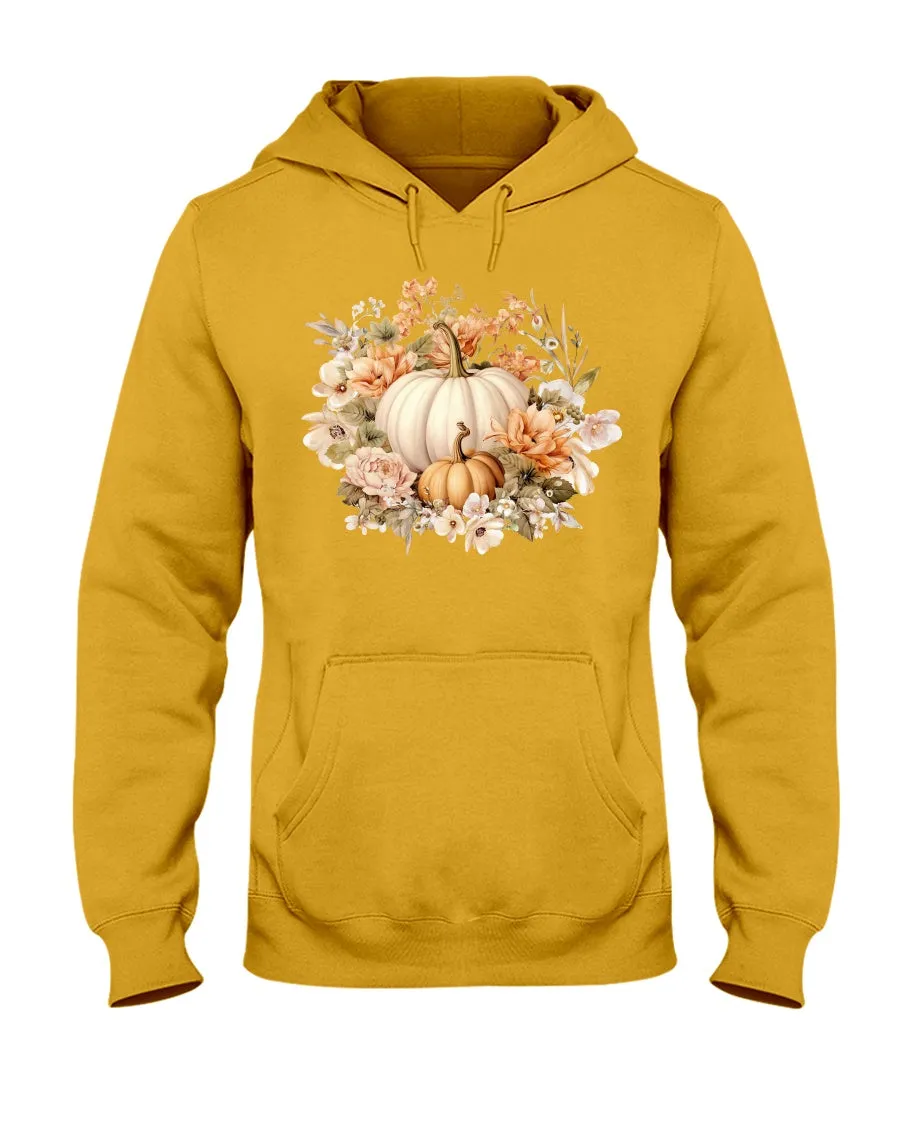 Floral pumpkin Hoodie