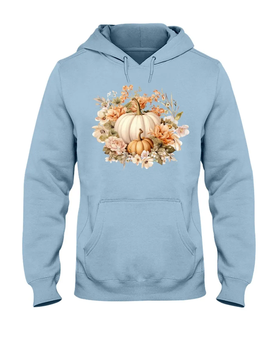 Floral pumpkin Hoodie
