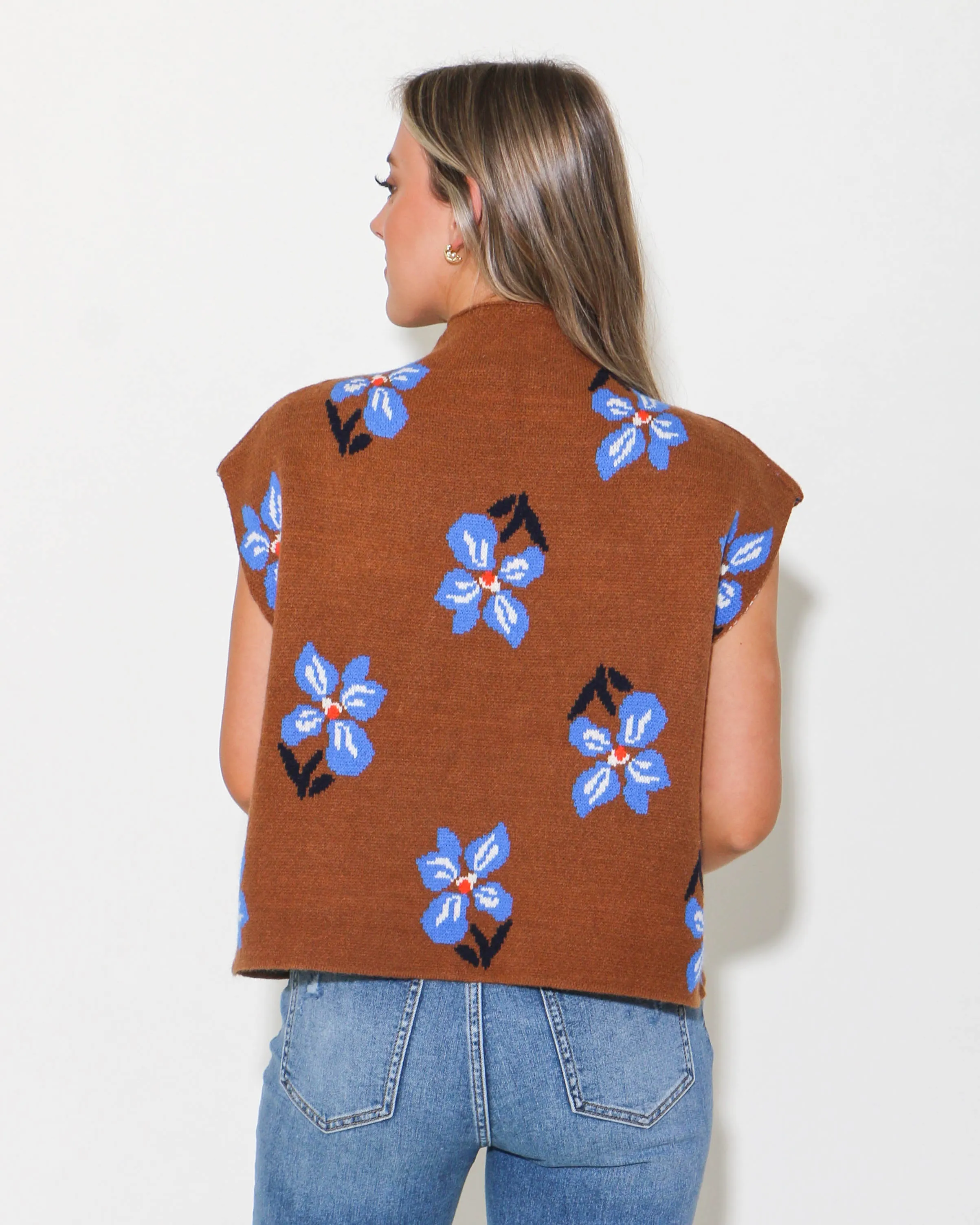 Flower Knit Top