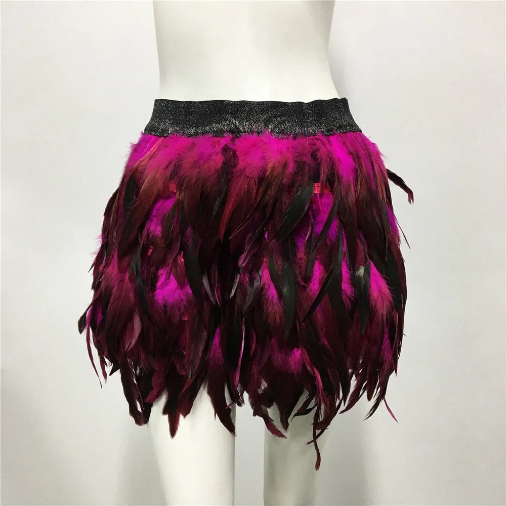 Fluffy Feather Festival Skirt