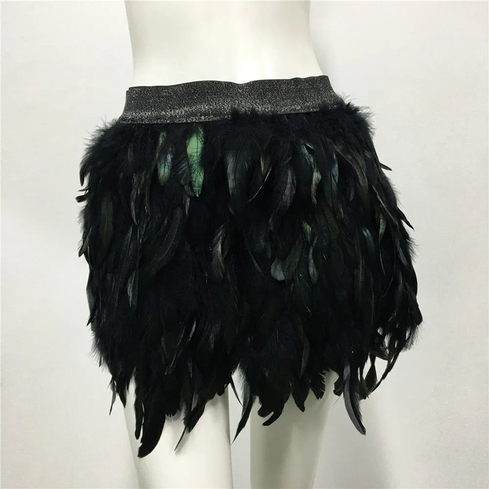 Fluffy Feather Festival Skirt
