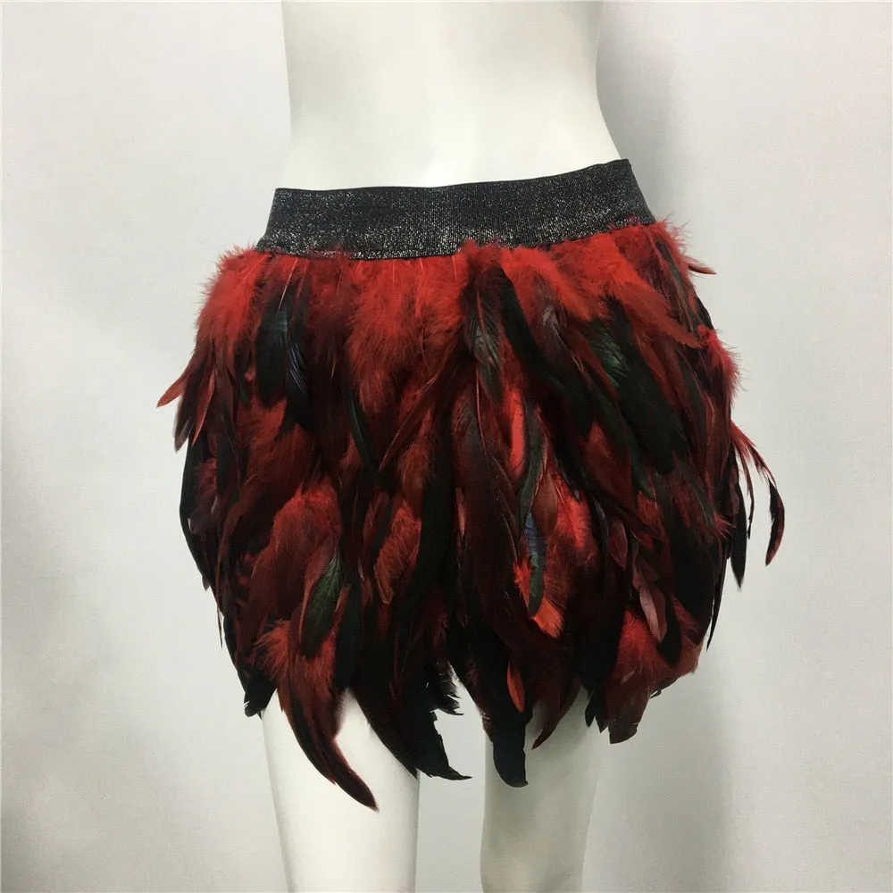 Fluffy Feather Festival Skirt