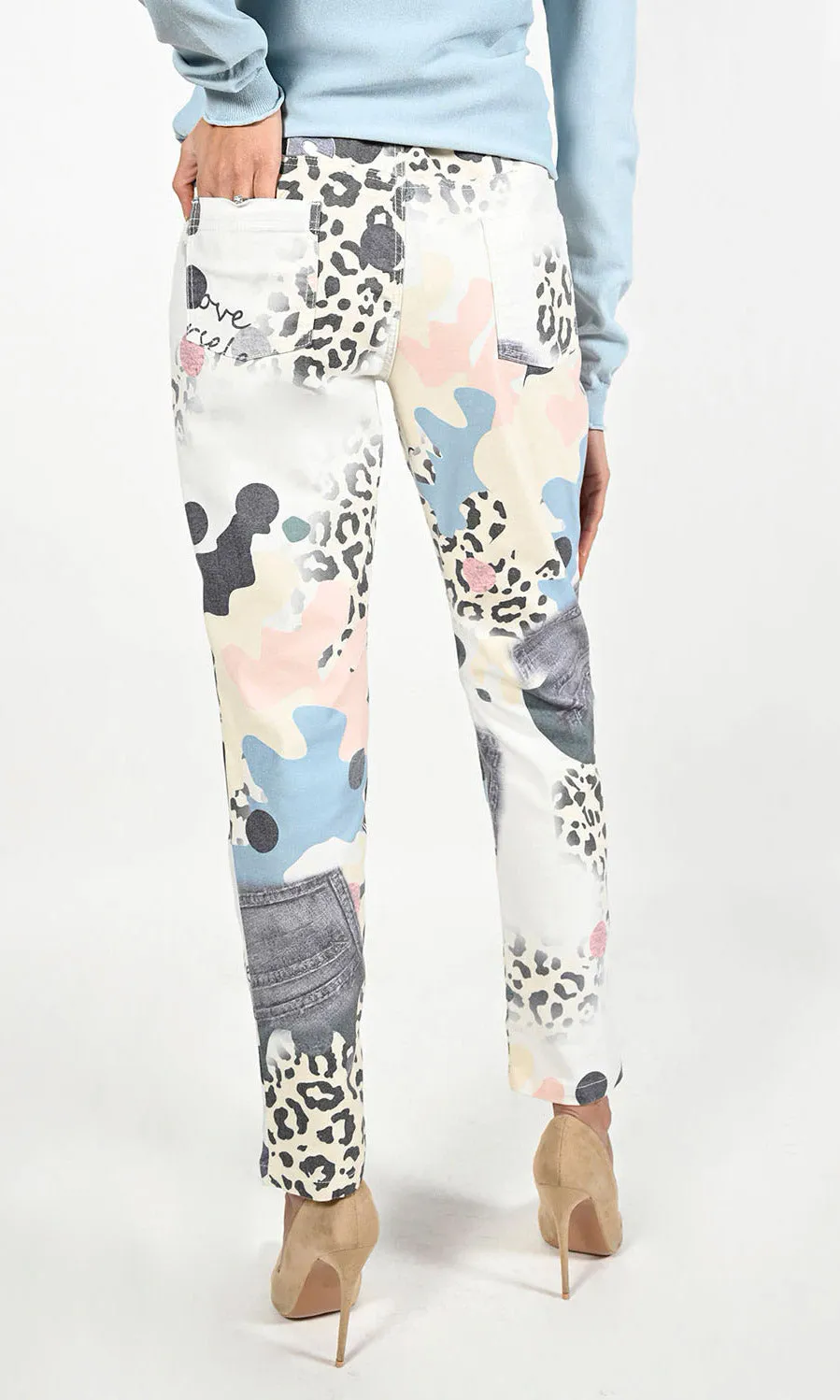 Frank Lyman Pantalon avec  imprimé mode 221105u