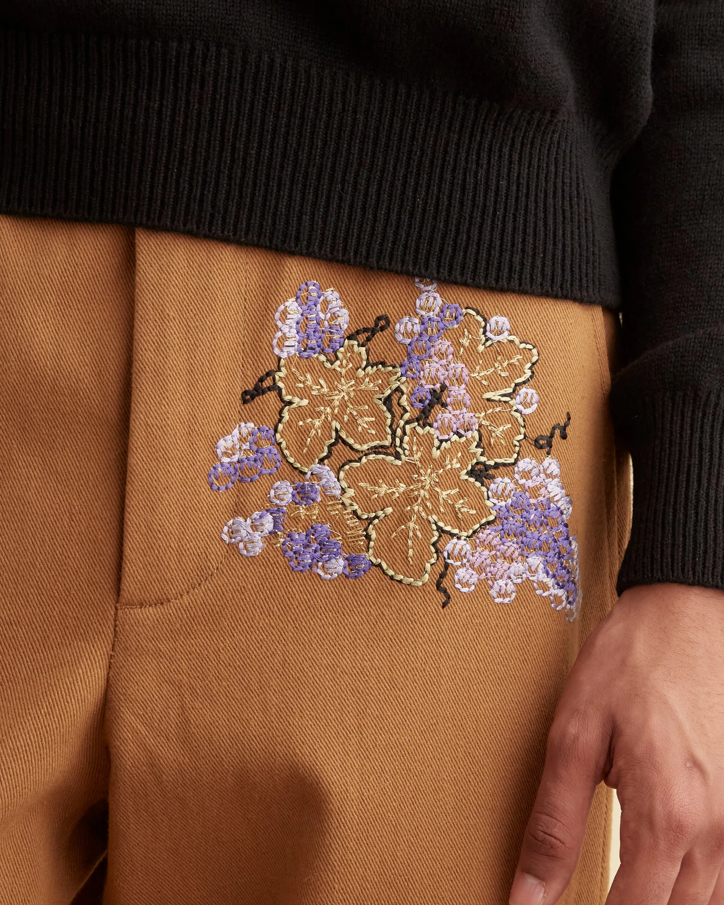 Fringed Autumn Royal Trousers