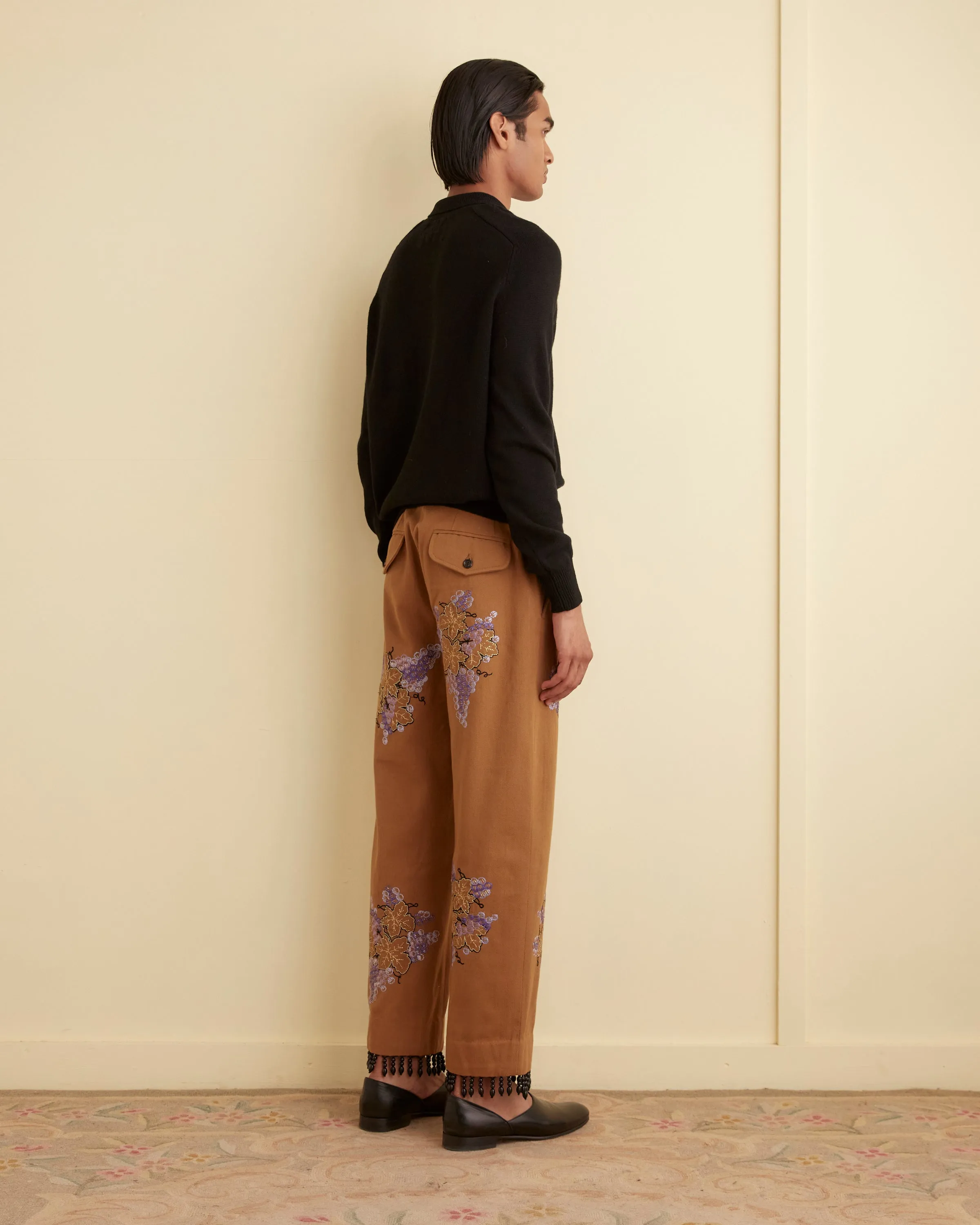 Fringed Autumn Royal Trousers