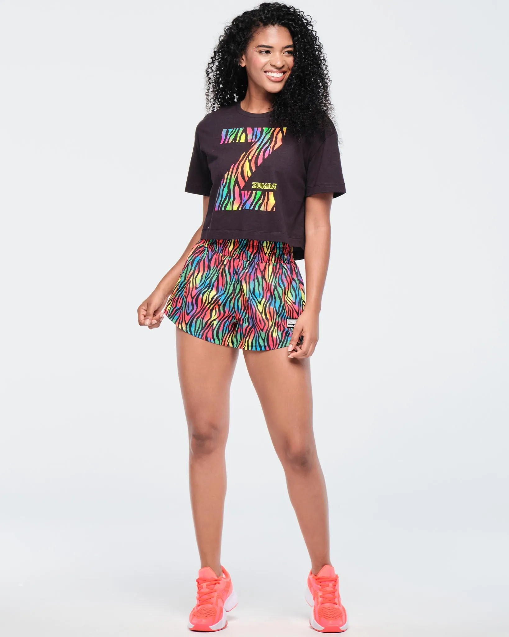 Funscape Crew Neck Crop Top