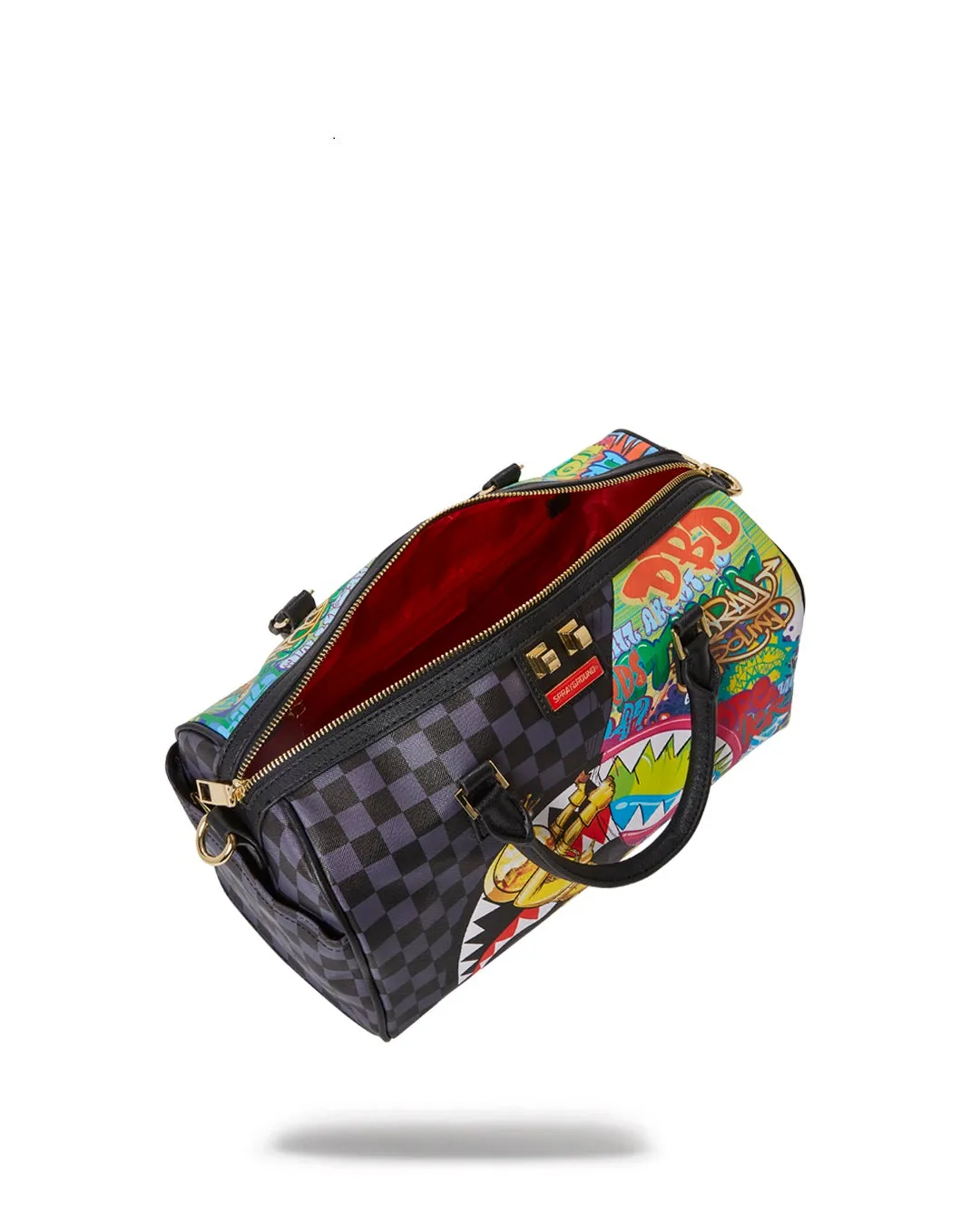 Gold Astro Checkered Reveal Duffle 910d4690nsz