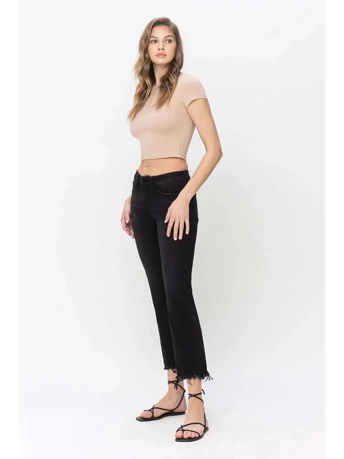 Grandeur Crop Flare Jeans