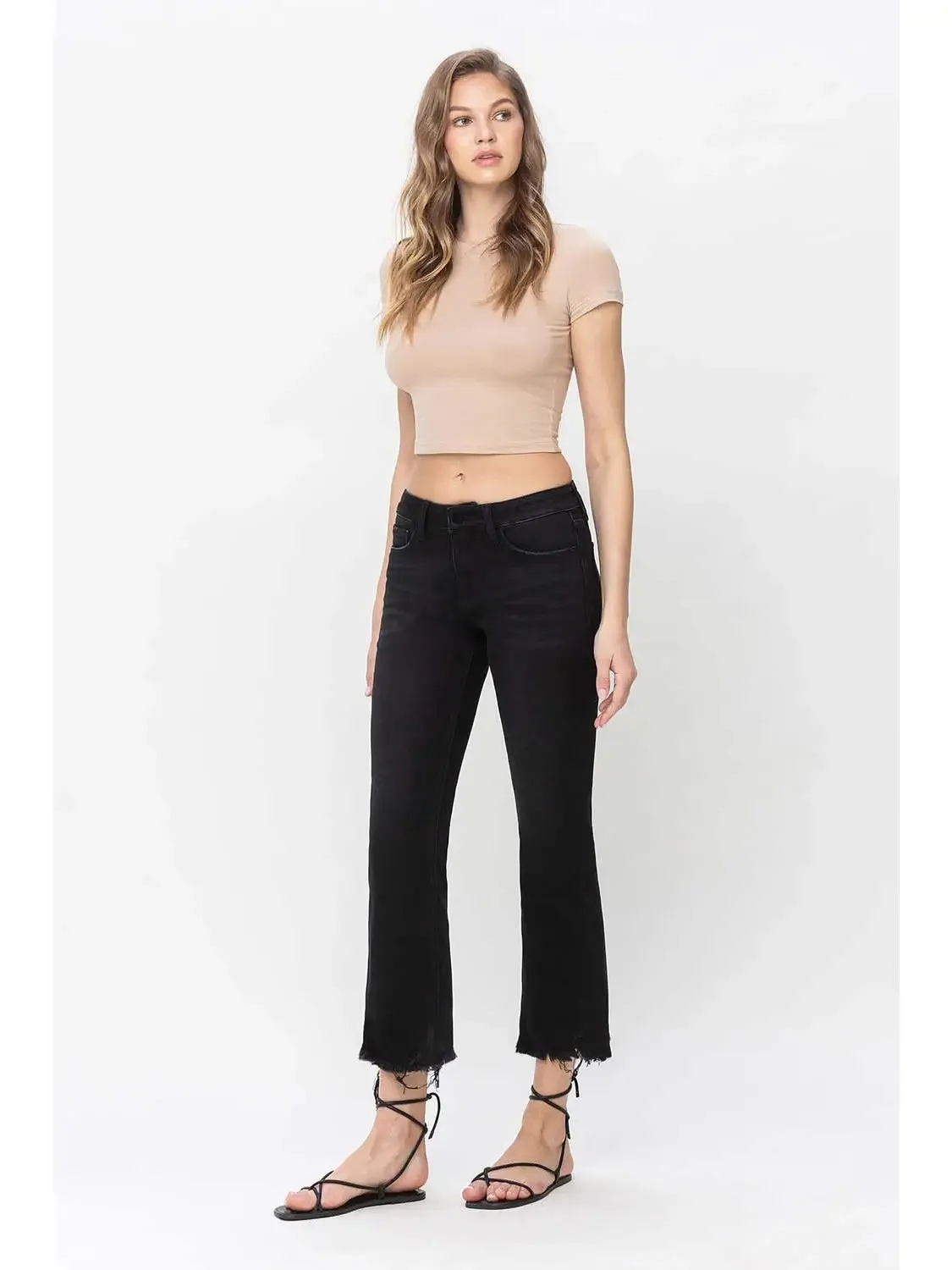 Grandeur Crop Flare Jeans